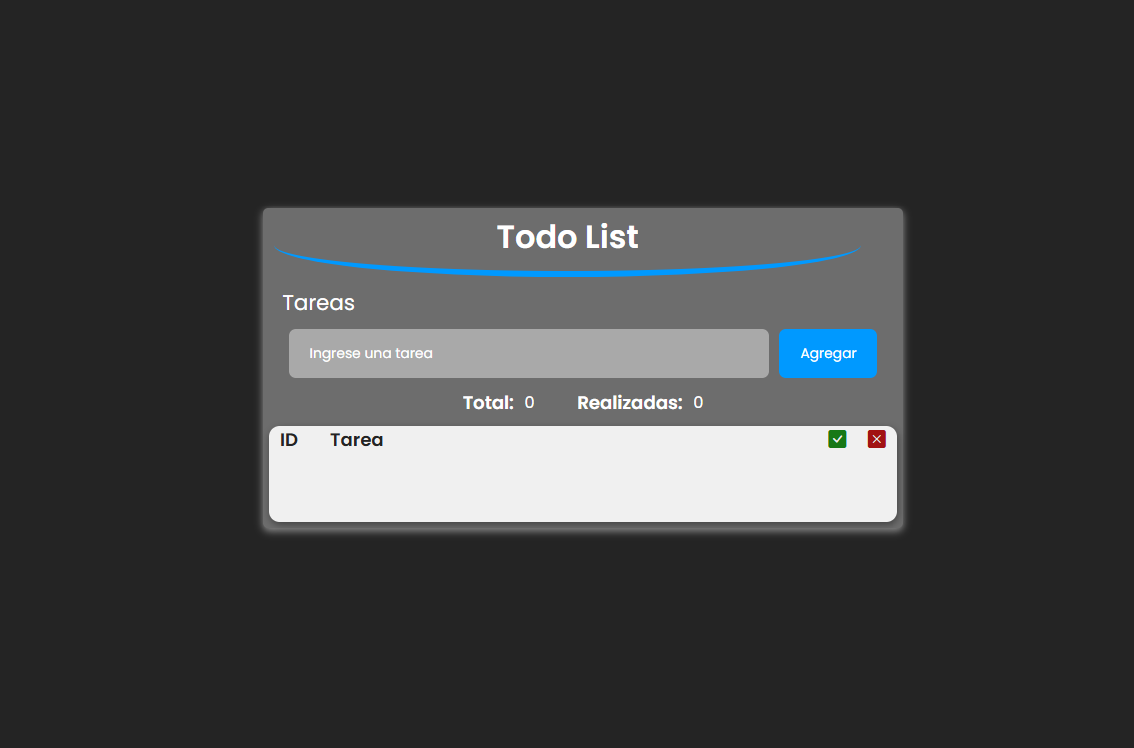 Captura de pantalla del proyecto destacado